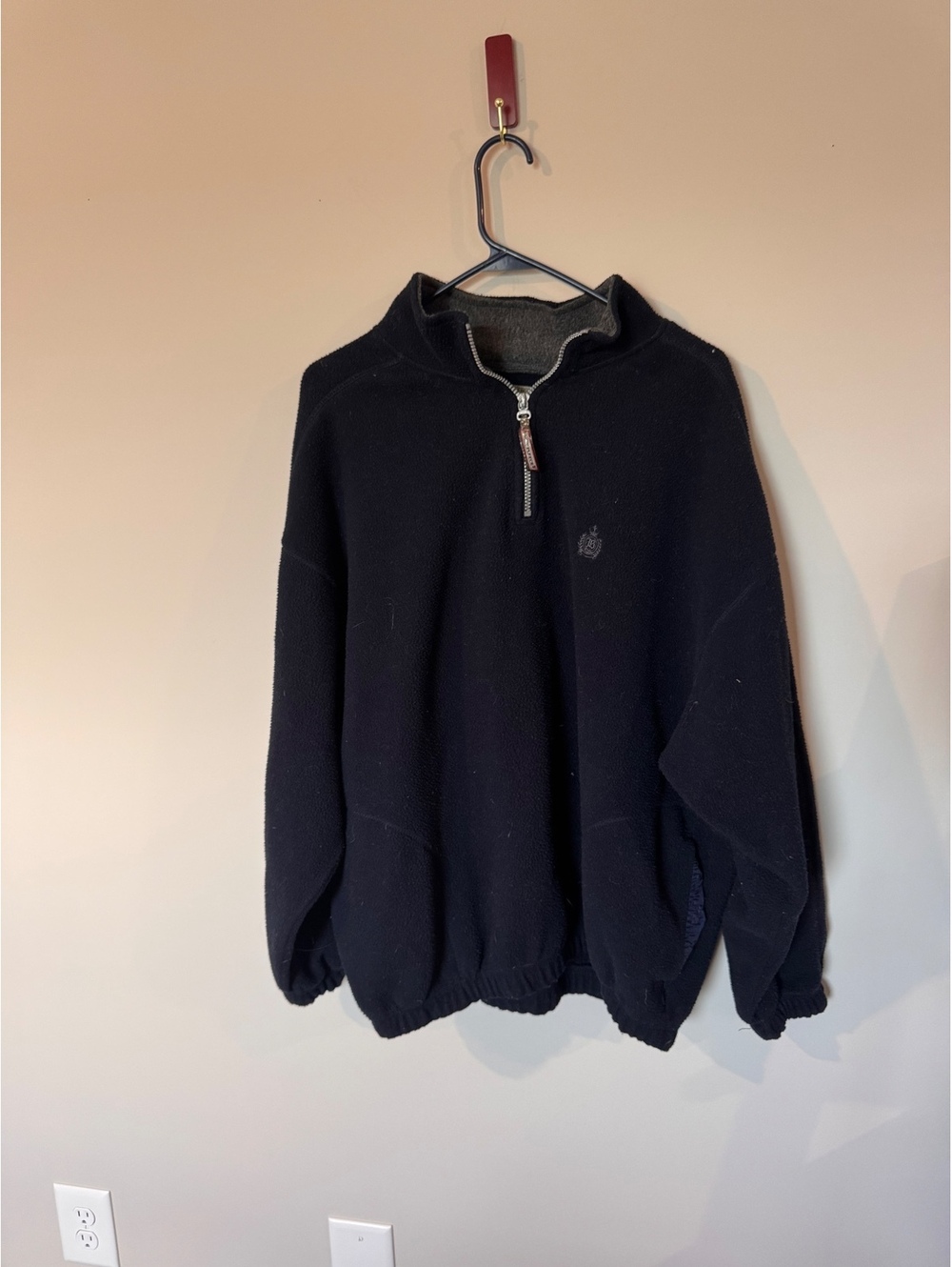 Bugle Boy Brushed Snow Fleece Zip Up Mens L